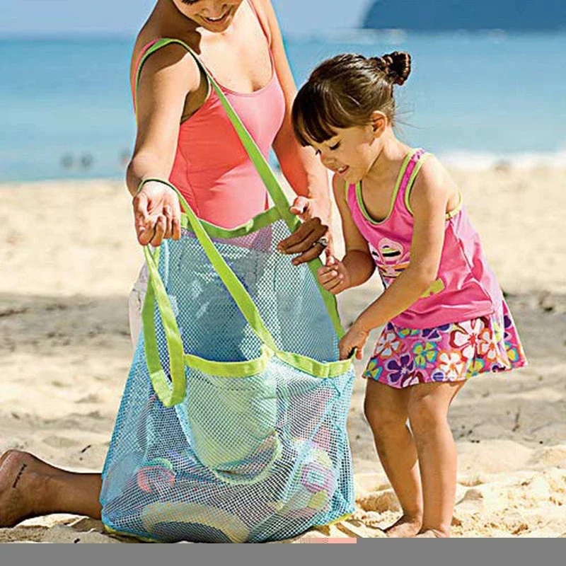 Tote Bag Beach - Przenośna siatkowa torba dla dzieci na