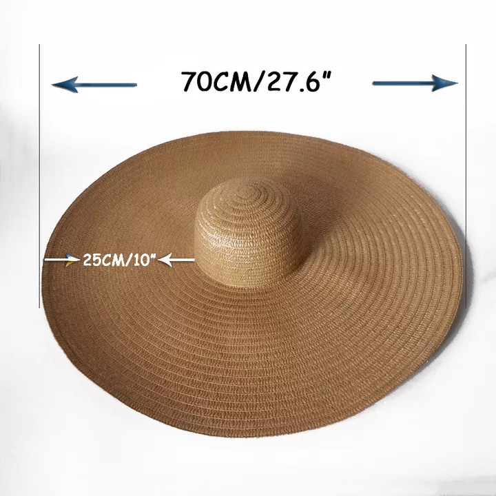 Duże słomkowe kapelusze plażow – Hat Floppy Wide recenzja i cena