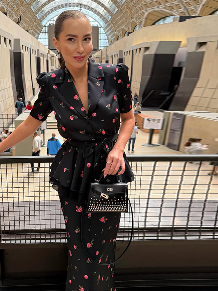 Eleganckie damskie komplety: k – Romper Floral Print recenzja i cena