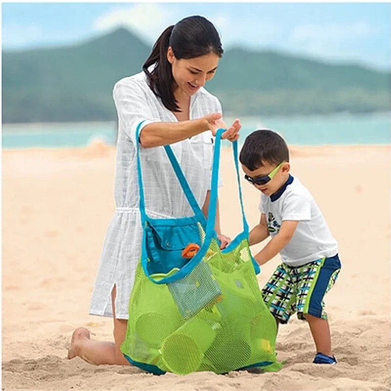 Przenośna siatkowa torba dla d – Tote Bag Beach recenzja i cena