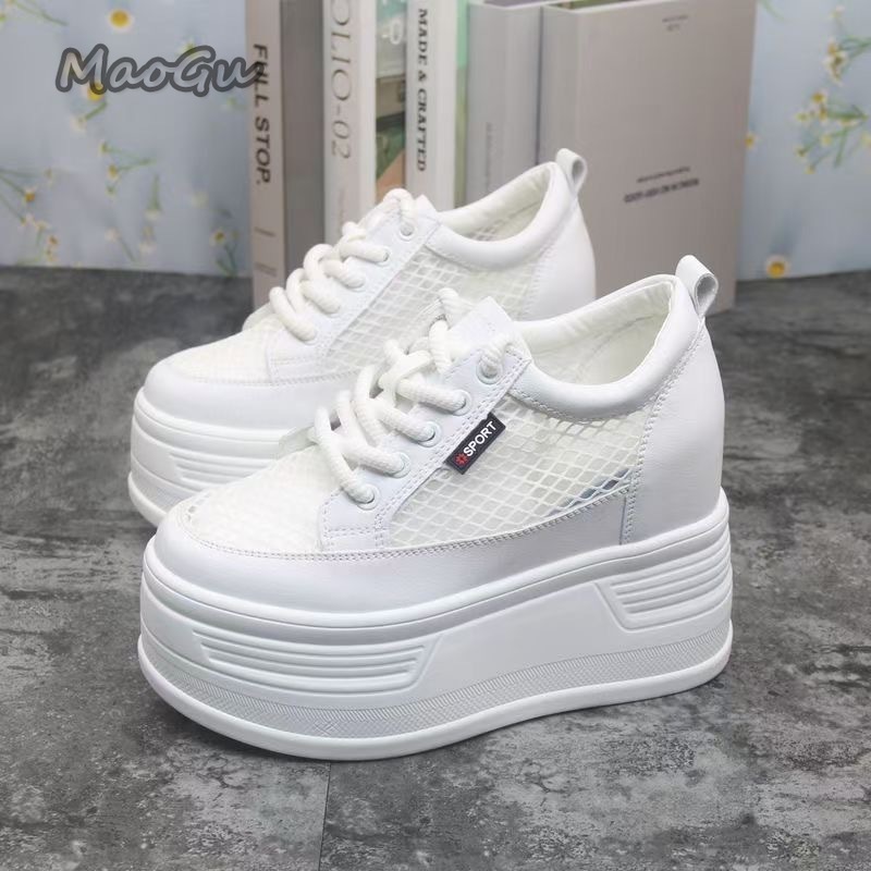 Damskie tenisówki z siateczki  – Wedge Espadrille Women recenzja i cena