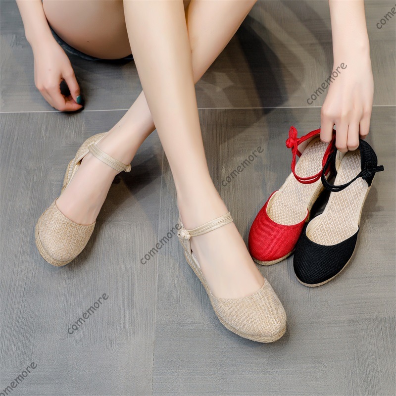 Sandały Comemore na wysokim ob – Wedge Espadrille Women recenzja i cena