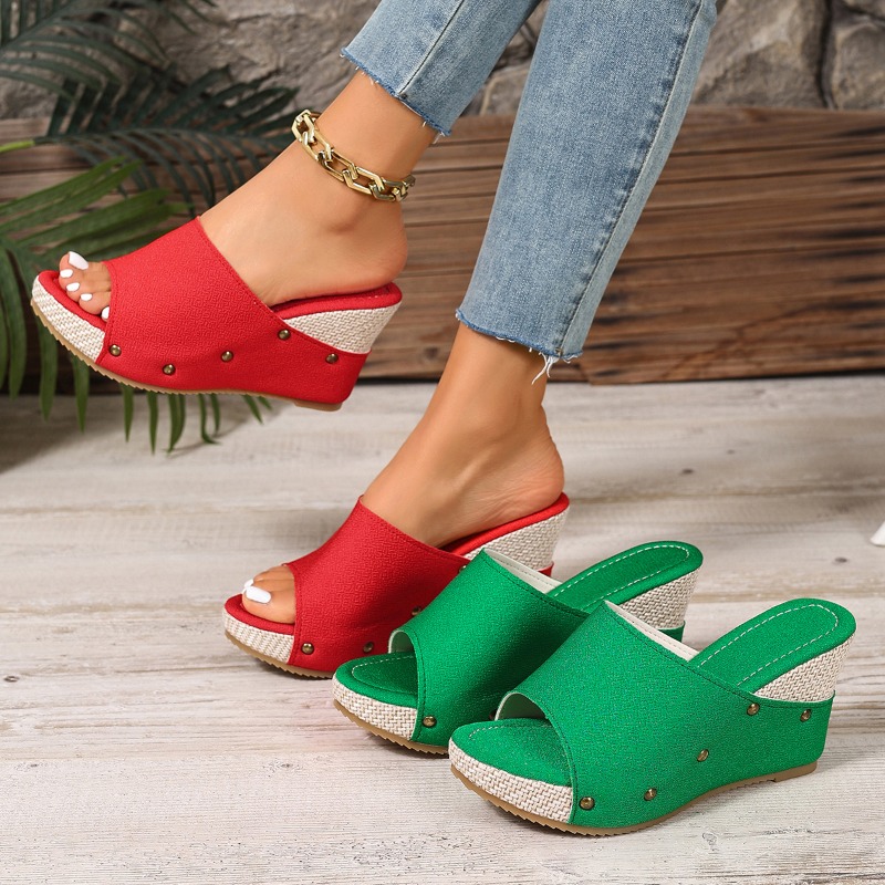 Nowe damskie klapki espadryle  – Wedge Espadrille Women recenzja i cena