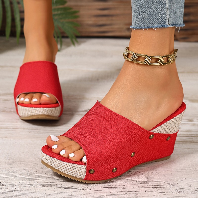 Nowe damskie klapki espadryle  – Wedge Espadrille Women recenzja i cena