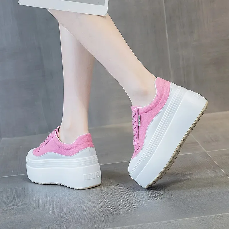 8cm nowe płótno prawdziwej skó – Wedge Espadrille Women recenzja i cena