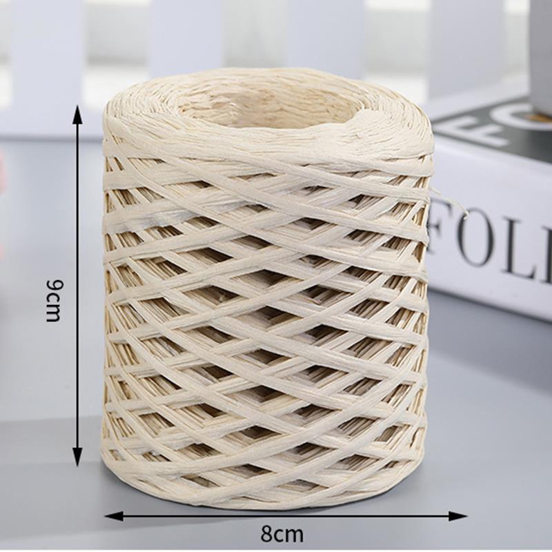 200M Sznurek z papieru rafia,  – Crochet Bag Raffia recenzja i cena
