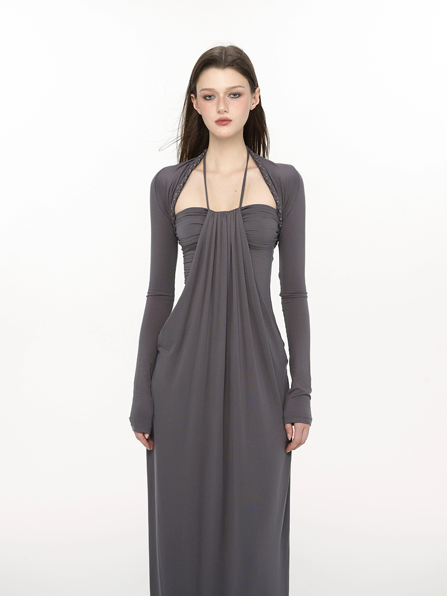 Elegancki zestaw: pleciony bol – Maxi Dress Halter recenzja i cena