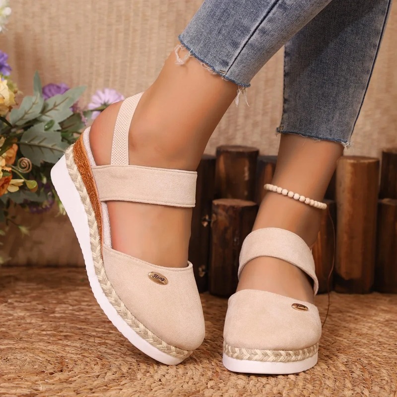 Damskie sandały na koturnie z  – Wedge Espadrille Women recenzja i cena