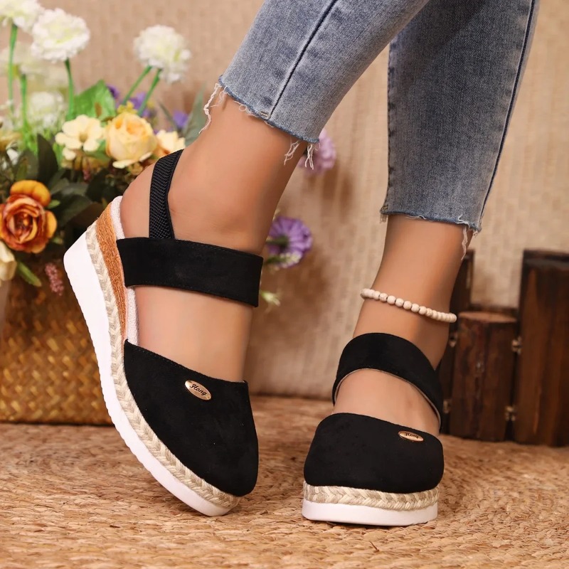 Damskie sandały na koturnie z  – Wedge Espadrille Women recenzja i cena