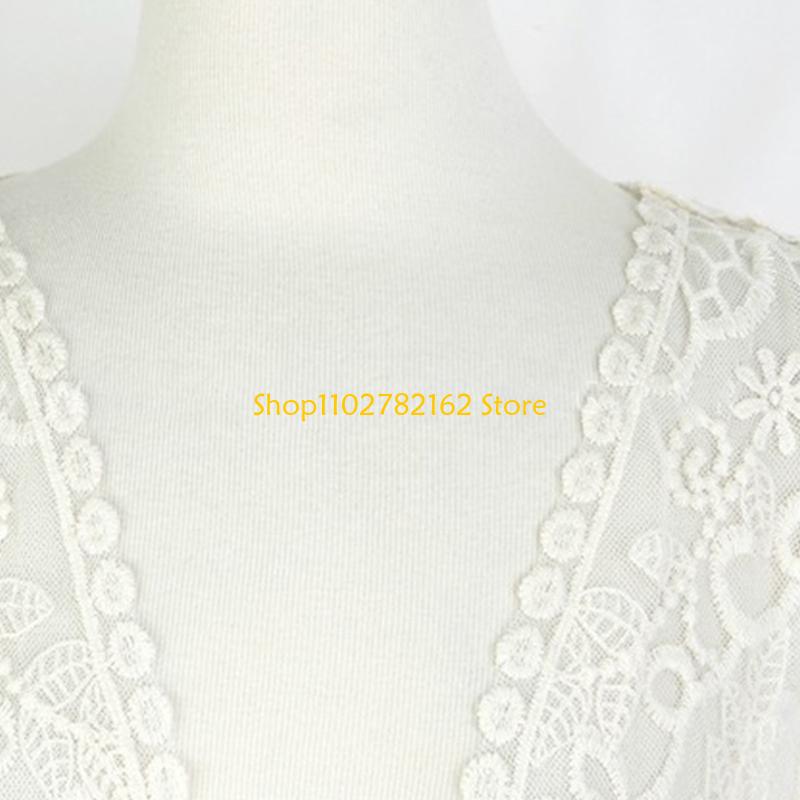 547B Damski koronkowy kardigan – Kimono Sheer Floral recenzja i cena