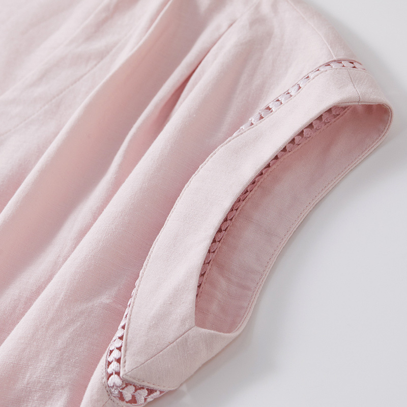 SENTUBILA Damskie Sukienki Mid – Linen Dress Wrap recenzja i cena