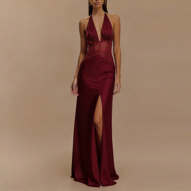 Seksowna sukienka maxi bez ple – Maxi Dress Halter recenzja i cena