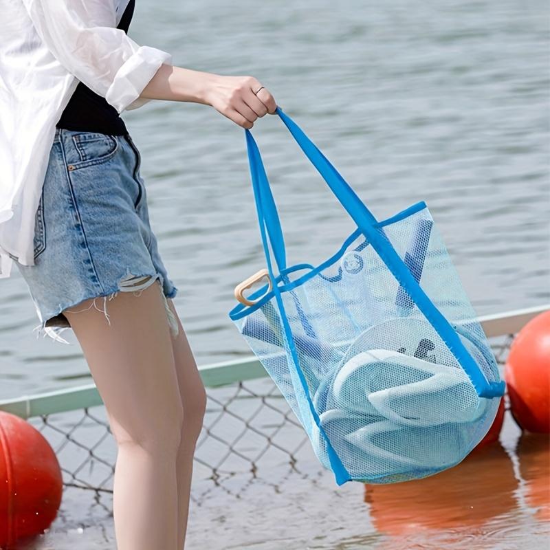 Wielokolorowa Duża Siatkowa To – Tote Bag Beach recenzja i cena