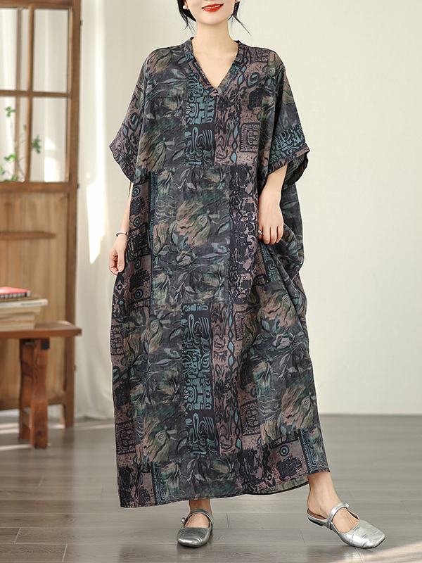Letnia Sukienka w Kwiaty w Sty – Linen Dress Wrap recenzja i cena